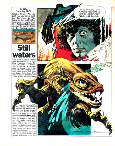 Tom Baker and the Loch Ness Monster